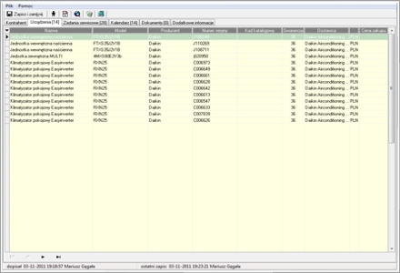eSrwisant - Urządzenia kontrahenta